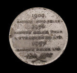 1959 Belgian Bank London Office 50th Anniversary 51mm Silver Medal