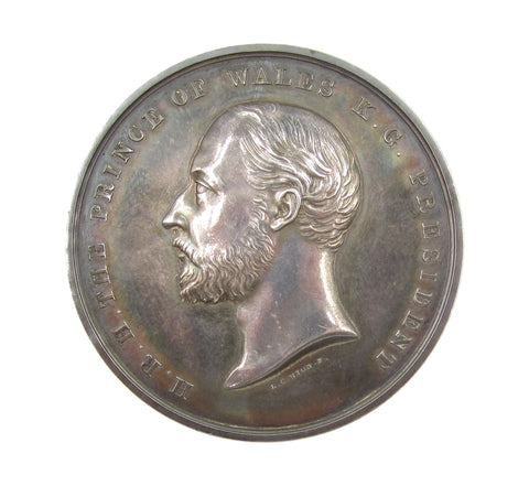 1898 Prince Of Wales Technological Examination 51mm Silver Medal - By Wyon