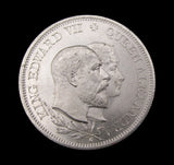 1902 Coronation Of Edward VII 38mm Aluminium Medal - By Grueber