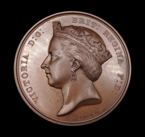 1869 Opening of Blackfriars Bridge & Holborn Viaduct Medal - By Adams
