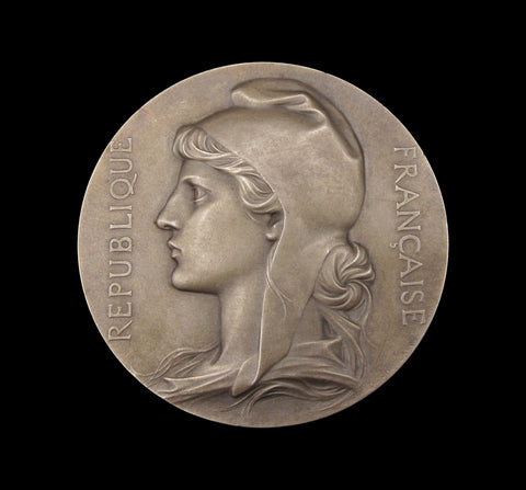 France 1908 Municipal Council of Paris 50mm Silver Medal - By Chaplain