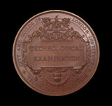 1897 Prince Of Wales Technological Examination 51mm Bronze Medal