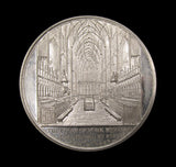 1829 York Minster Destroyed By Fire Medal In Wooden Box - By Hardy