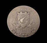France 1908 Municipal Council of Paris 50mm Silver Medal - By Chaplain