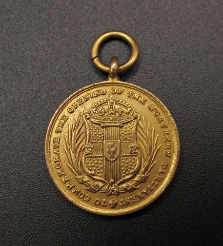 Ireland 1921 Opening of the Northern Ireland Parliament 23mm Medal