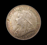 Victoria 1893 Shilling - GEF