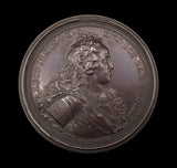 France 1727 Leopold I Restoration of The Roads In Lorraine 63mm Medal