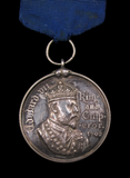 1902 Edward VII Express Dairy Co 38mm Silver Medal - By Restall