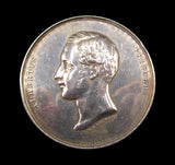 1847 Prince Albert Cambridge University Chancellor 58mm Silver Medal - By Adams