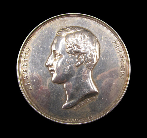 1847 Prince Albert Cambridge University Chancellor 58mm Silver Medal - By Adams