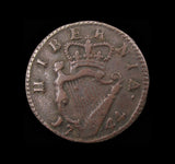 Ireland 1744 Hibernia Farthing - Fine