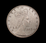 South Africa 1953 Elizabeth II Coronation Durban 32mm Silver Medal