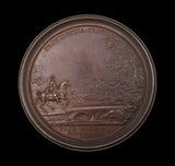 France 1727 Leopold I Restoration of The Roads In Lorraine 63mm Medal