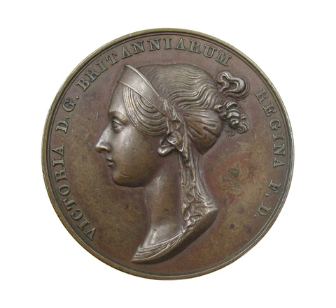 1838 Victoria Coronation 37mm Bronze Medal - By Pistrucci