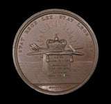 1821 George IV Coronation 55mm Medal - By Webb