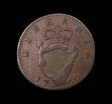 Ireland 1760 Hibernia Farthing - VF