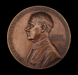 Germany 1934 Adolf Hitler Unified State First Anniversary 127mm Medal - By Goetz