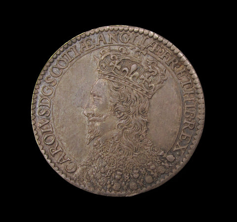 1633 Scottish Coronation of Charles I 28mm Silver Medal - By Briot