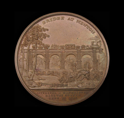 1830 Stephenson Liverpool & Manchester Railway 46mm Medal