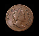 Ireland 1760 Voce Populi Hibernia Halfpenny - NVF