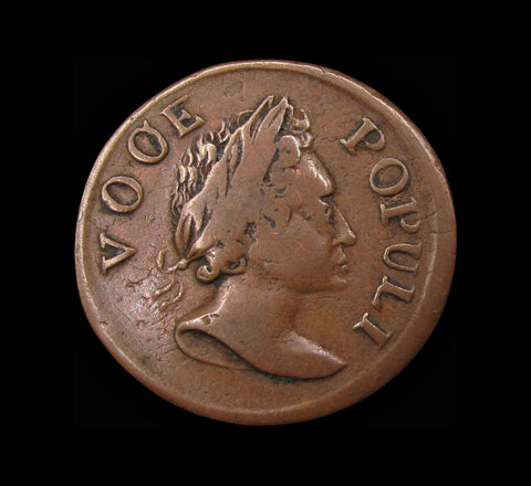Ireland 1760 Voce Populi Hibernia Halfpenny - NVF