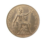 Edward VII 1902 Halfpenny - Low Tide - GEF