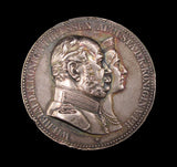 Germany 1879 Wilhelm I & Augusta 50th Wedding Anniversary 45mm Silver Medal