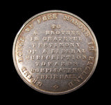 1976 Freemasons United Grand Lodge of England 47mm Silver Medal Pair