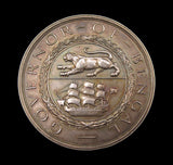 India 1944 Governor Of Bengal 57mm Silver Medal For Loyal Service