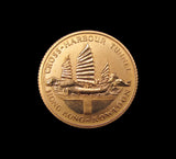 Hong Kong 1972 Kowloon Harbour Tunnel 3 Medal Set - Inc 22ct Gold