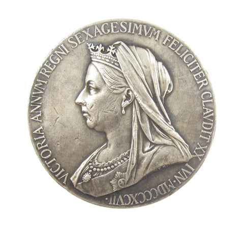1897 Victoria Diamond Jubilee 56mm Silver Medal