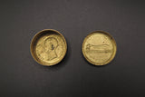 1851 Great Exhibition Prince Albert 28mm Brass Medal Box - By Allen & Moore