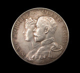 1911 George V Coronation Clitheroe 32mm Silver Medal - By Vaughton