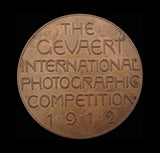 Belgium 1912 The Gevaert International Photographic Competition 60mm Medal