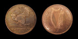 Ireland 1928 8 Coin Proof Set - Halfcrown to Farthing - Cased