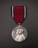 George V 1935 Jubilee Full Sized Medal On Ribbon - Cased