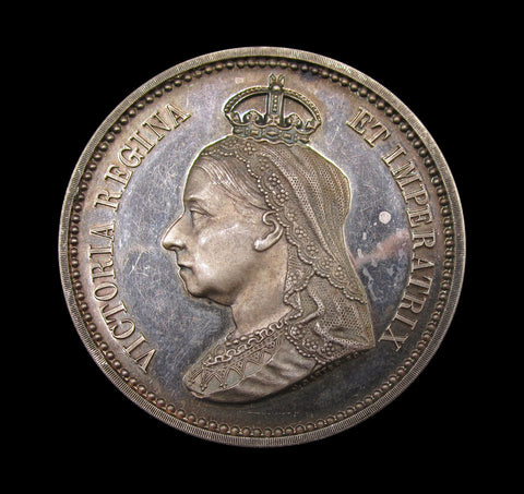1897 Diamond Jubilee City Of Coventry 39mm Silver Medal - By Carter