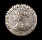 1858 Opening of Leeds Town Hall 41mm Medal By Ottley - Boxed