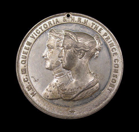 1858 Opening of Leeds Town Hall 41mm Medal By Ottley - Boxed