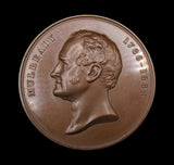 1877 William Mulready Art Union Of London 56mm Medal - By Adams