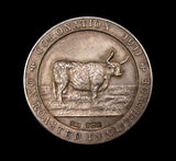 1911 George V Coronation Clitheroe 32mm Silver Medal - By Vaughton