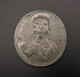 Russia 1706 Peter I Battle of Kalisch White Metal Medal