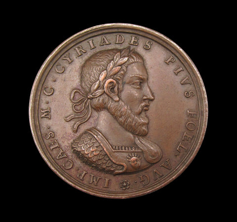 Germany c.1700 Set of 6 x 32mm Roman Emperors Medals - By Wermuth