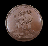 1877 William Mulready Art Union Of London 56mm Medal - By Adams