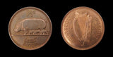 Ireland 1928 8 Coin Proof Set - Halfcrown to Farthing - Cased