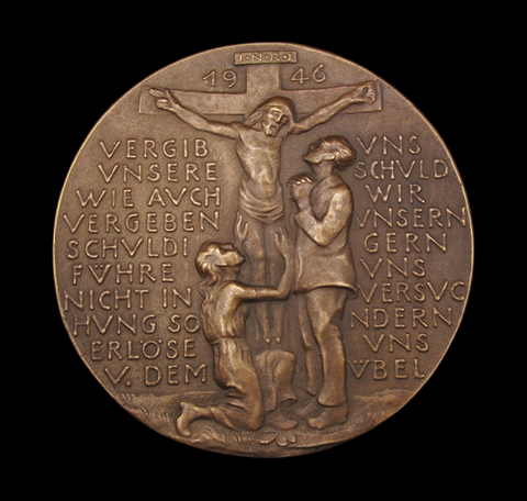 Germany 1946 'Deutsche Passion' 108mm Medal - By Goetz
