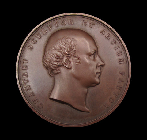1843 Francis Chantrey Art Union 55mm Medal - By Wyon