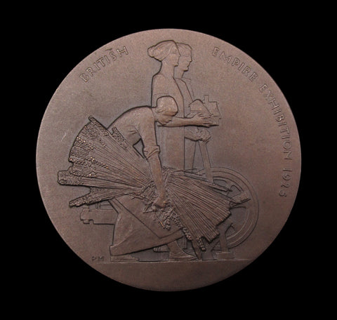 1925 British Empire Exhibition 51mm Bronze Medal - By Mackennal