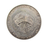 1897 Victoria Diamond Jubilee Buenos Aires Argentina 34mm Silver Medal