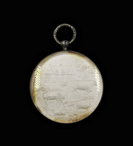 1884 Altrincham Agricultural Society 47mm Silver Medal - By Parker